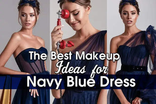 The Best Makeup Ideas for Navy Blue Dress